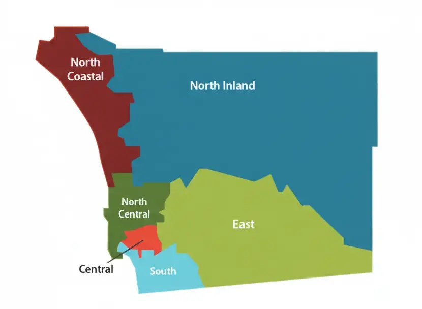 services areas san diego county